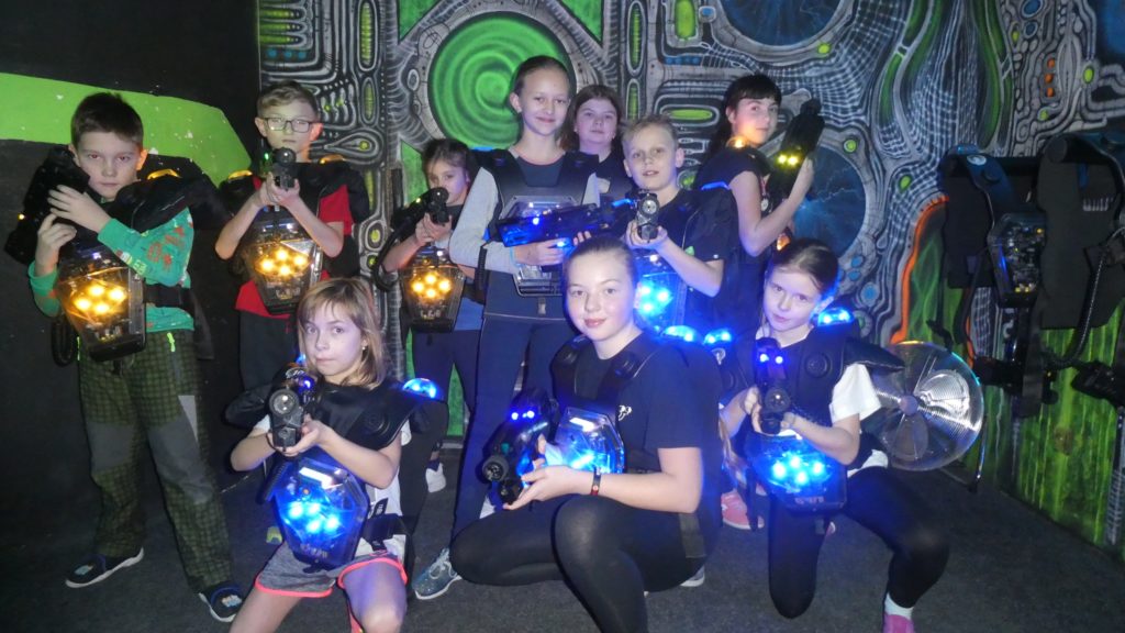 Víkendovka Laser game