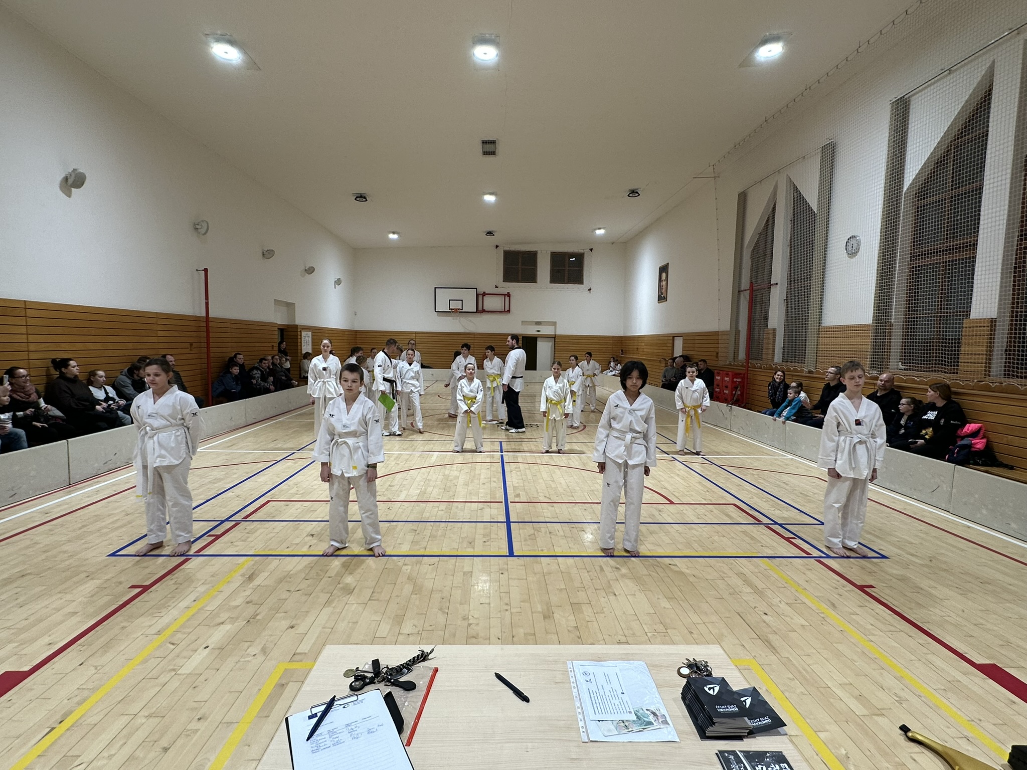 Páskování taekwondo