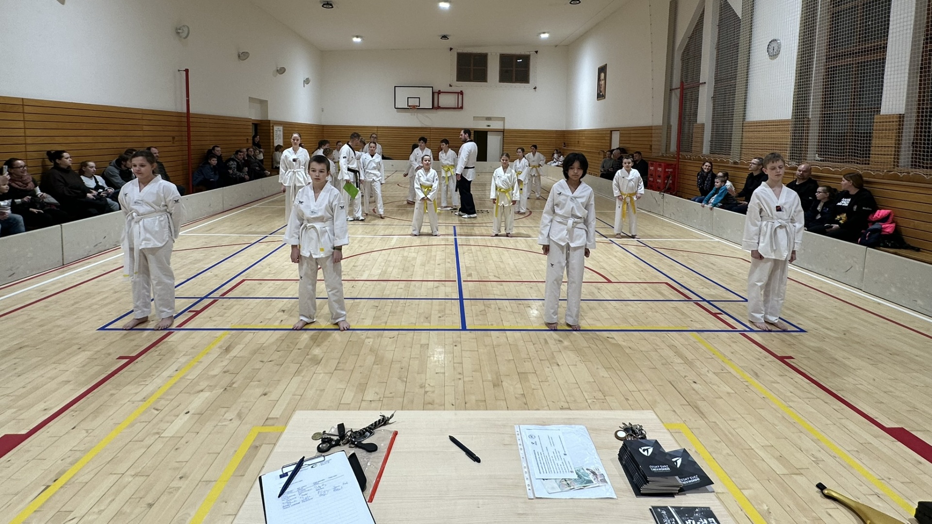 Páskování taekwondo