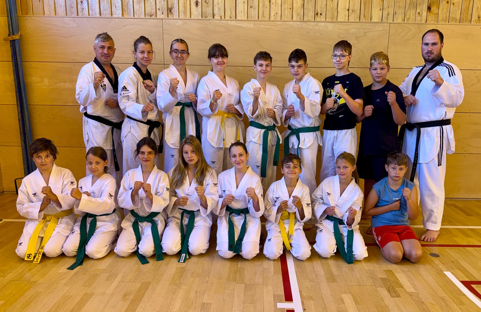 Letní Taekwondo soustředění v Sedlištích